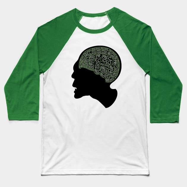 Precious on my Mind Baseball T-Shirt by calbers